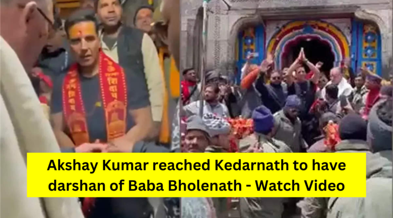 Akshay Kumar Kedarnath