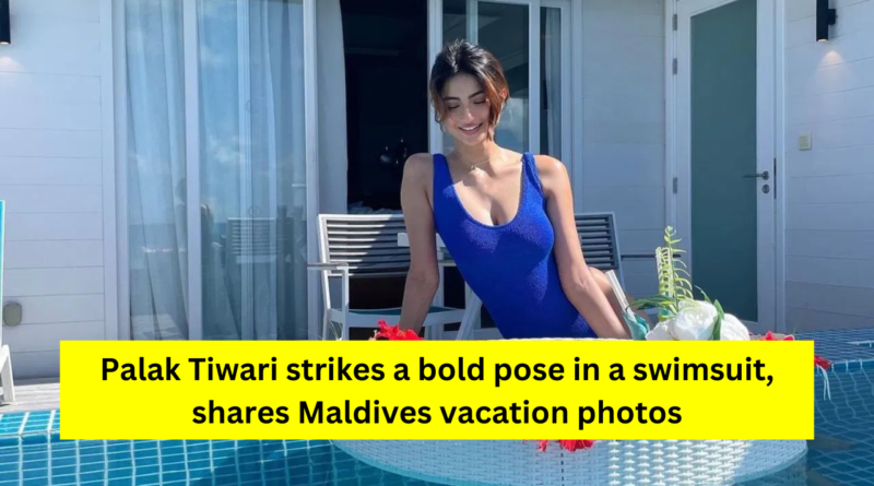 Palak Tiwari Maldives Photos