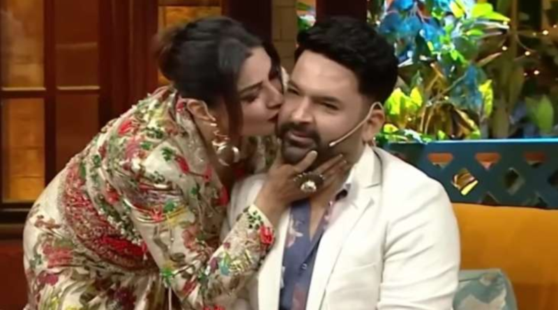 Raveena Tandon Kisses Kapil Sharma