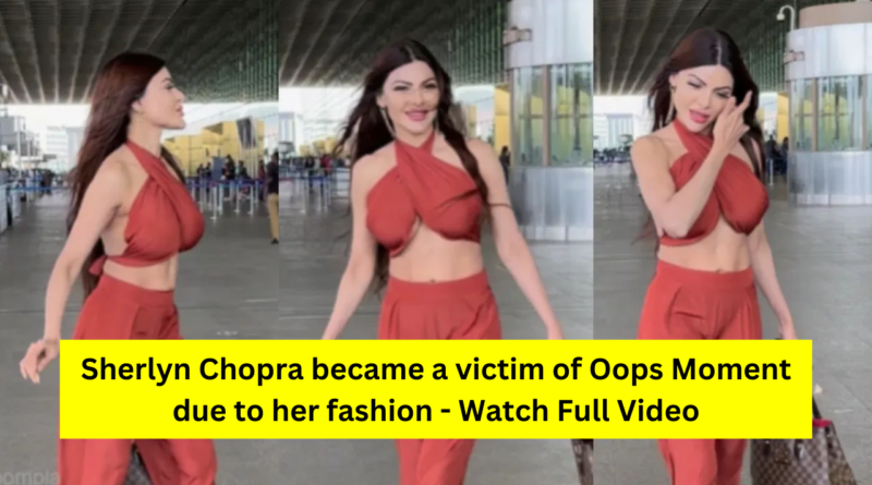 Sherlyn Chopra Oops moment