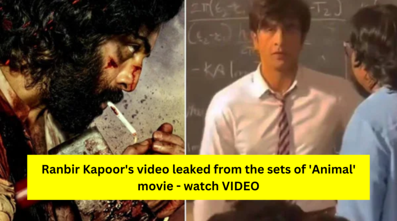 Ranbir Kapoor Animal movie