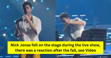 Nick Jonas fell on the stage