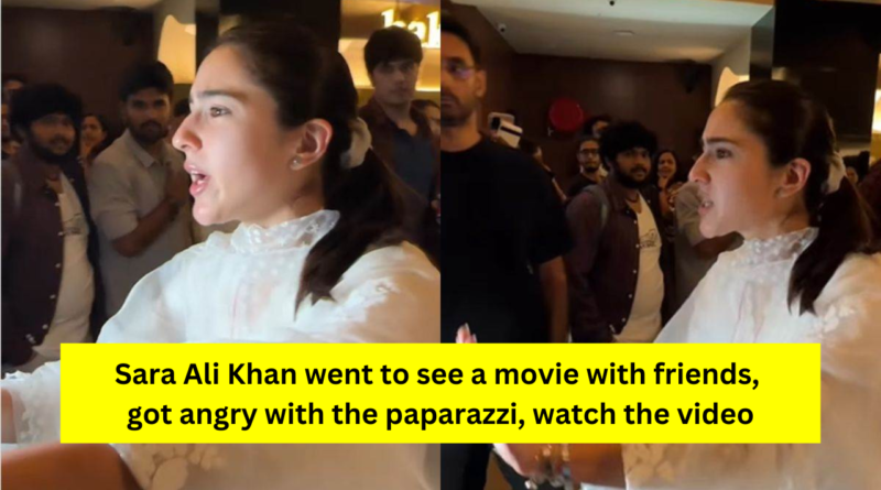 Sara Ali Khan angry on paparazzi