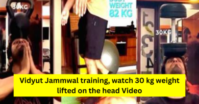 Vidyut Jammwal training video